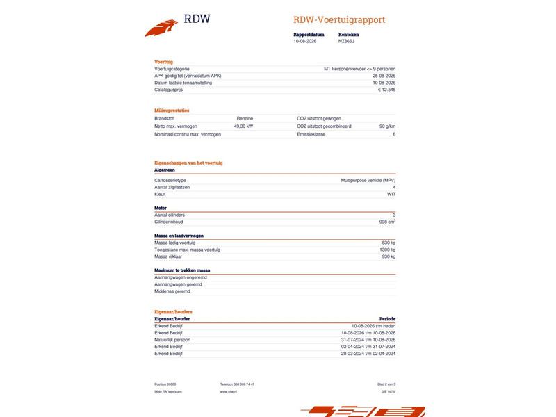 Kia Picanto 1.0 CVVT ComfortLine